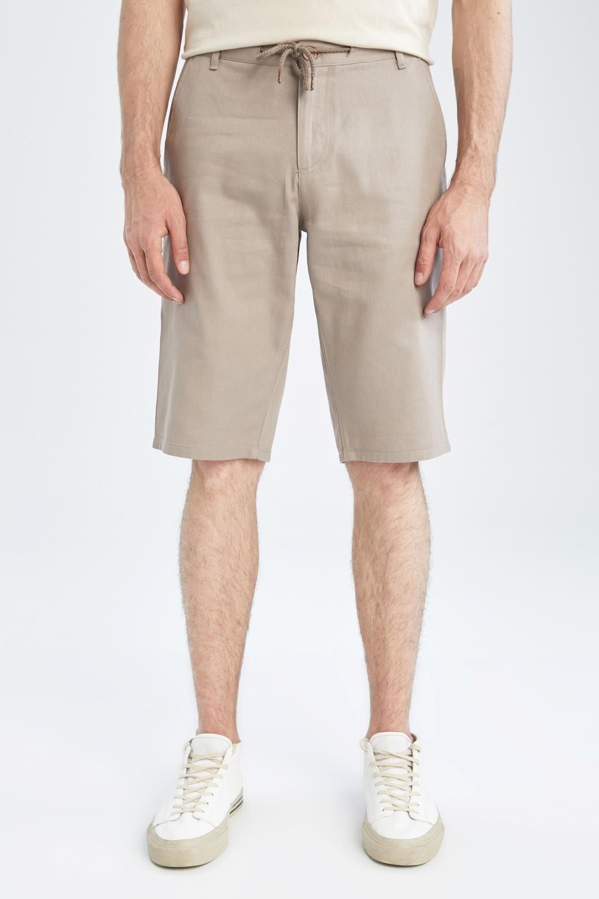 DeFacto-Regular-Fit-Bermudashorts mit Spitzenbund 3