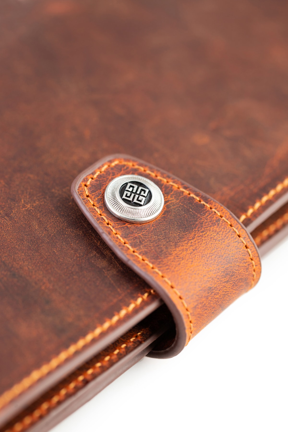 کیف پول مردانه نارنجی Conceria Pelle | 1020165 اورجینال - تصویر 6