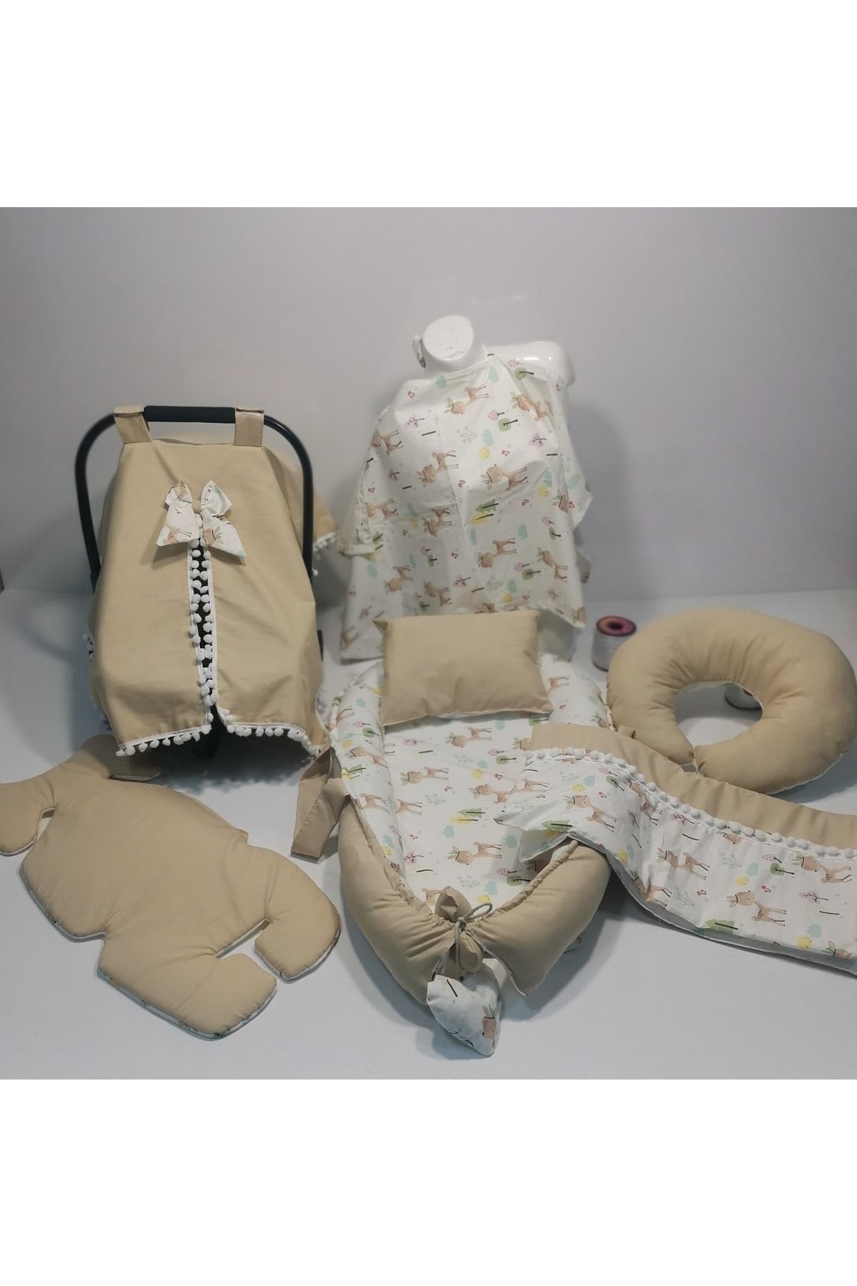 Vizon Ceylanlı 7 Parça Babynest Seti