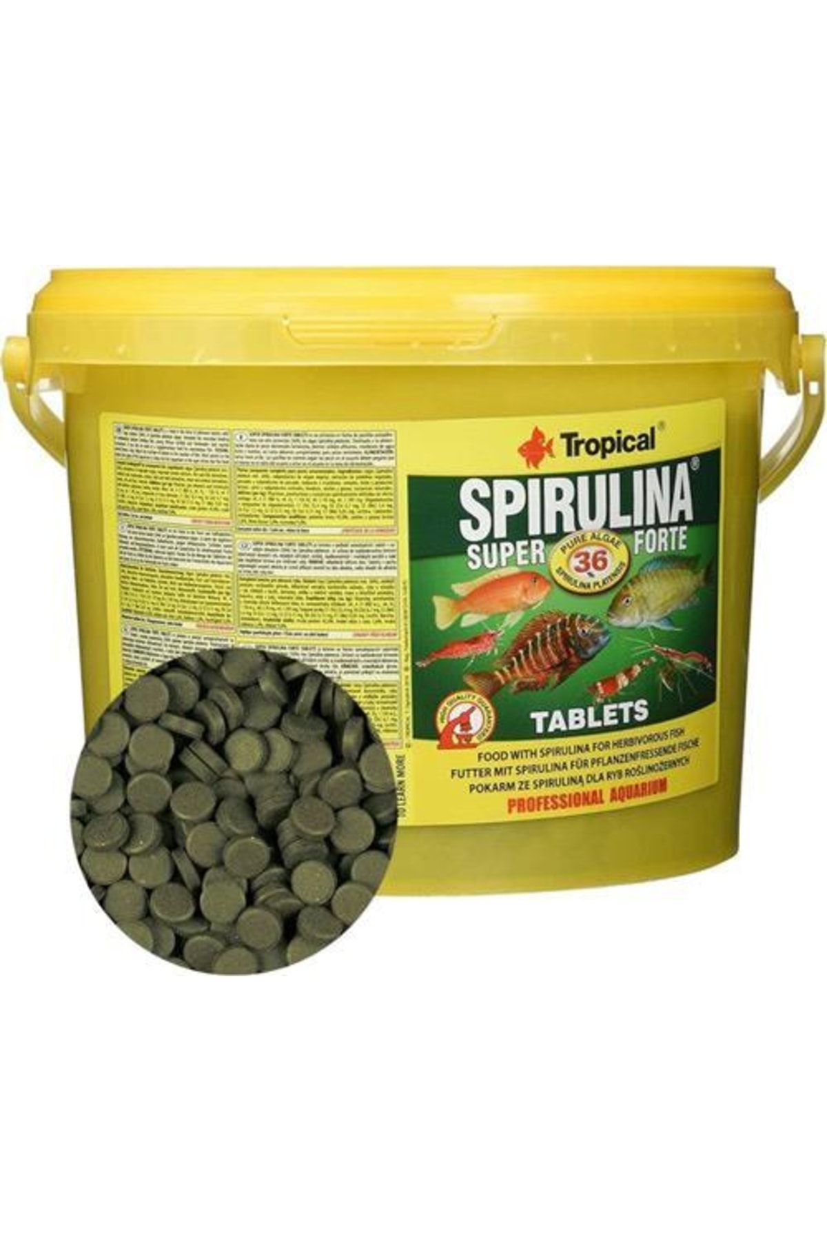 Tropical Spirulina Super Forte Tablet Yem 500 Adet