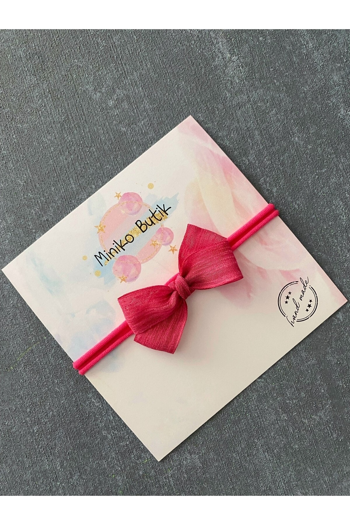 Fuchsia Tulle Bowknot Headband