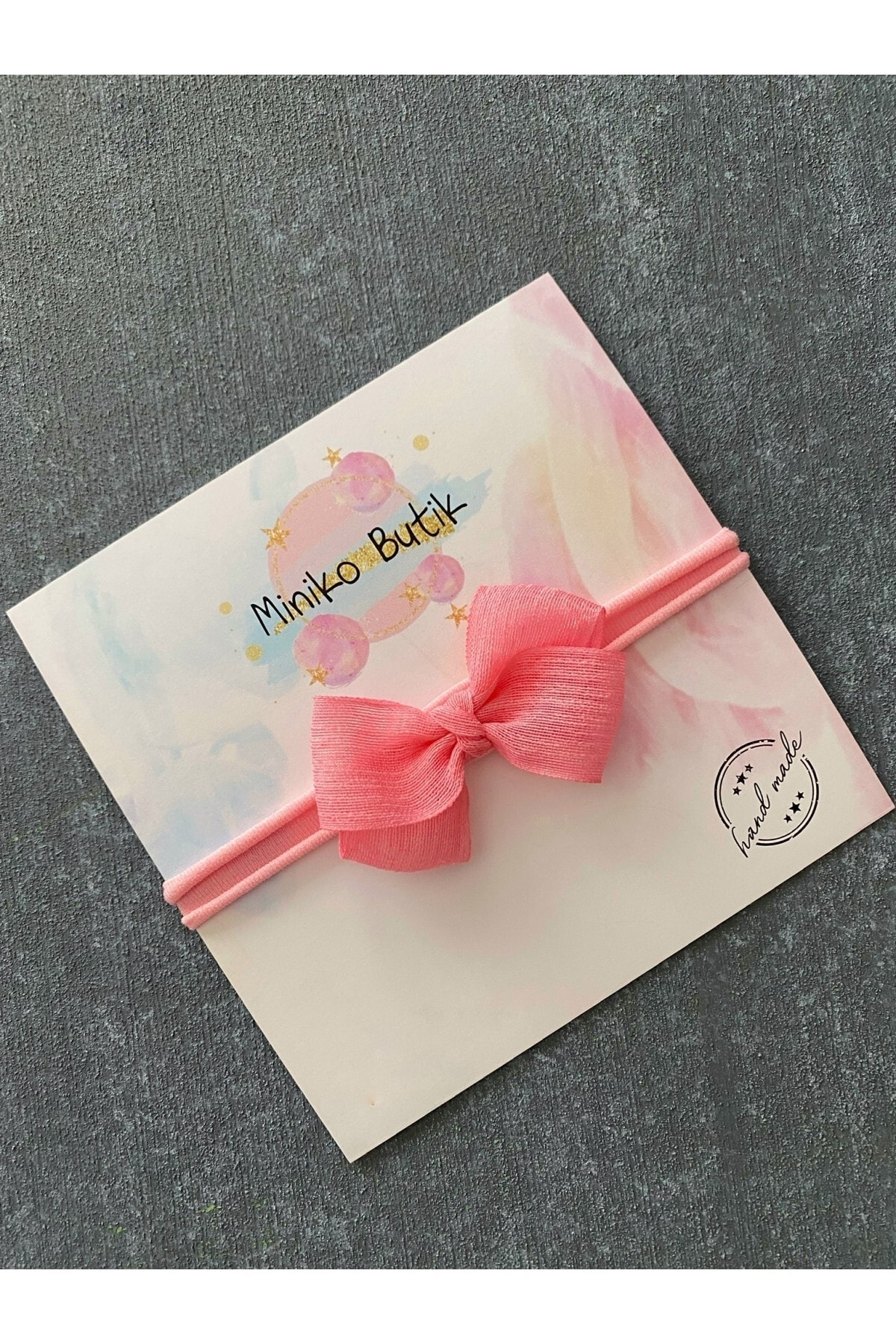 Pink Tulle Bowknot Headband