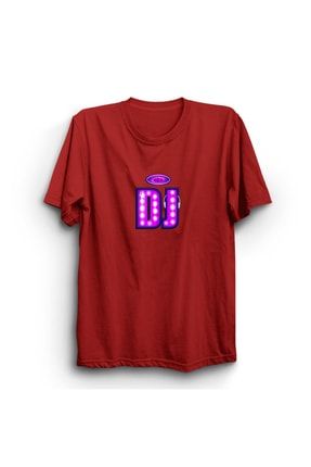 Neon Dj Baskılı T-shirt TT-KPPC23700