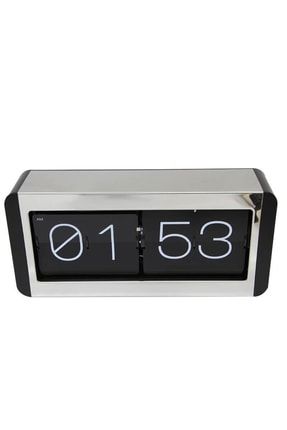 Saat Masa Üstü Mekanizmalı Flip Saat Dekoratif Hediyelik Knm-C0448