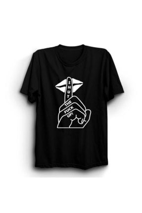 Shut The Fuck Up Baskılı T-shirt TT-KPPC18700