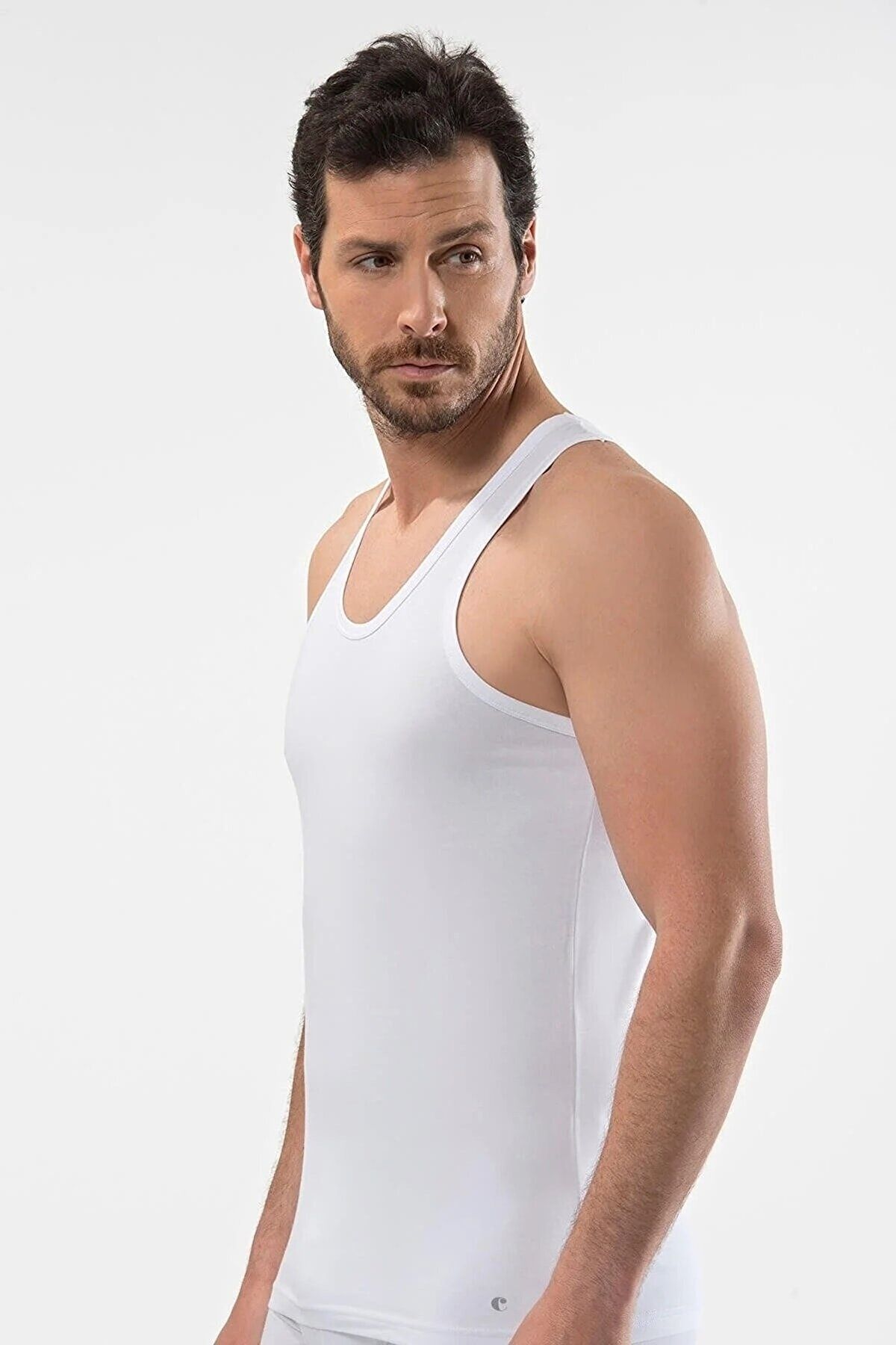 Cacharel 5 Tricouri Sport Pentru Bărbați 95% Bumbac 5% Elastan Masculin - S