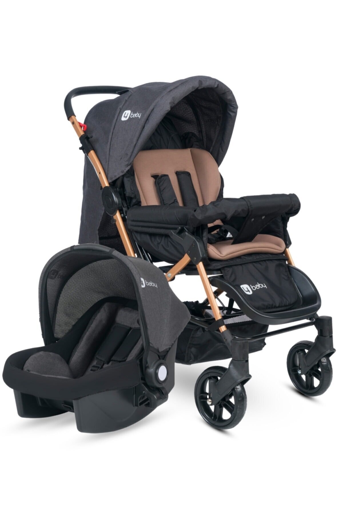 LİA BEBEK 4 Baby Çift Yönlü Travel Sistem Bebek Arabası Ayak Örtüsü Hediye Ilkadım Bebe NE11641