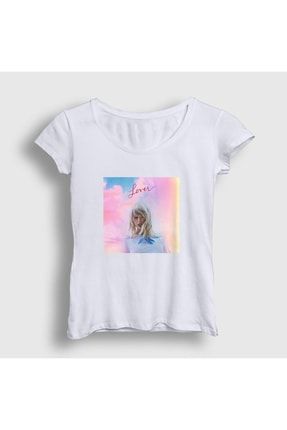 Kadın Beyaz Lover V2 Taylor Swift T-shirt 311993tt