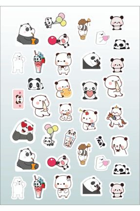 Panda Sticker Etiket Seti 90096