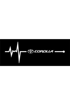 Corolla Nabız Kalp Atışı Sticker 2 Adet V1 OtoStckrNo509