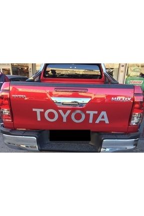 Toyota Arka Kasa Kapak Yazısı 95cm Krom Nikel Renk OtoStckrNo376