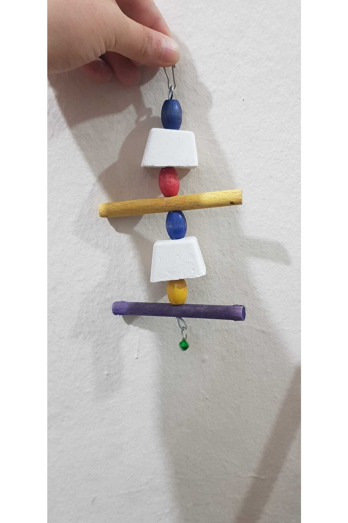 HOBİ Rengarek Gaga Taşlı Muhabbet Kuşu Salıncaklar