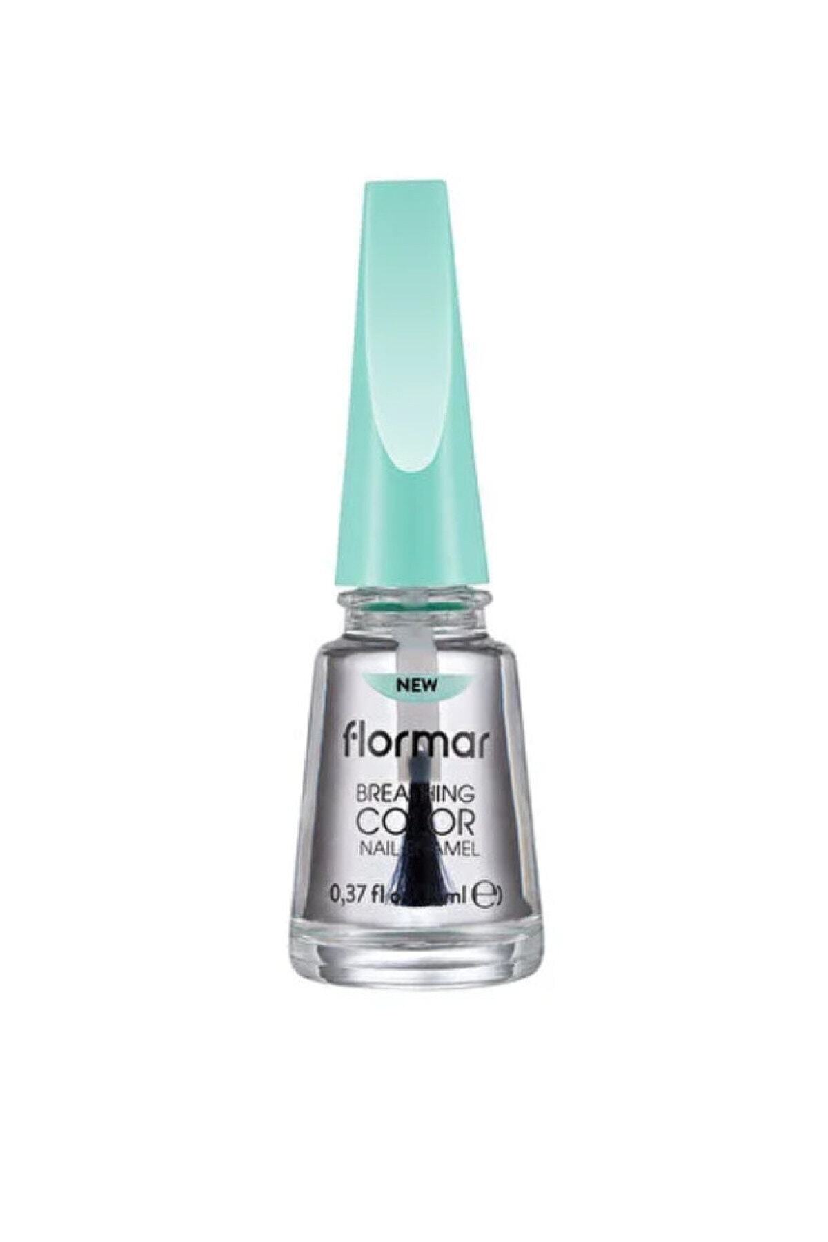 Flormar-Breathing Color Bright Finish Nail Polish - 11 ml 001 1