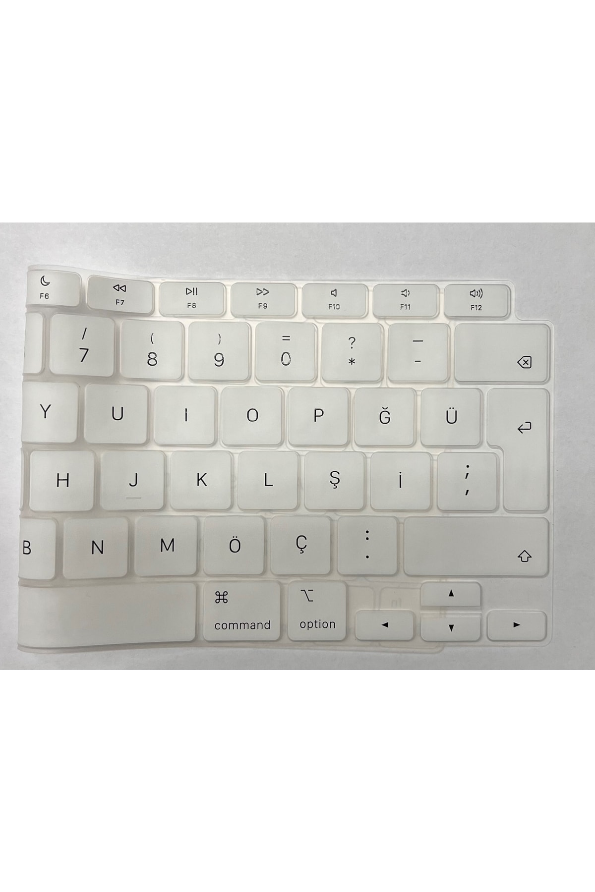 Macbook Air 13 Inch 2020 Uyumlu A2337 M1 İşlemcili Türkçe Q Silikon Klavye Koruyucu 3