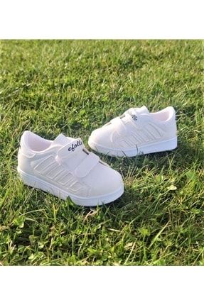 Efl-4b Spor Sneaker Günlük Cırtlı Spor Ayakkabı Beyaz EFL537FS20001