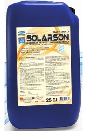 Yellow Miracle Toprak Dezenfektanı Ph Düzenleyici Solarizasyon Ürünü YDZAGRO SOLARSON