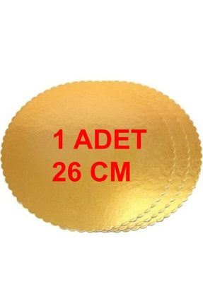 Turta Pasta Servis Altlığı Kalın Altın Gold (1-5-10) Adet X 26 Cm 124