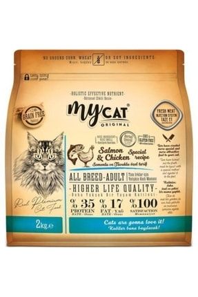 Mycat Original Tahılsız Somonlu Tavuklu Kedi Maması 2 Kg 72133