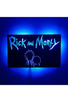 Rick And Morty Led Işıklı Tablo FRV9122