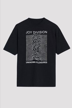 Joy Division Siyah Unisex Oversize Tişört T-shirt OS2402
