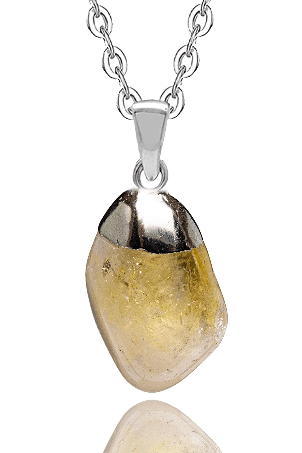 Raw shop citrine necklace