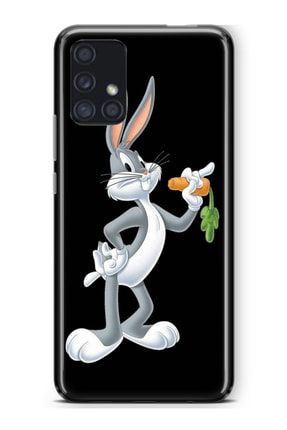Samsung Galaxy A71 Kılıf Ipli Boyun Askılı Baskılı Silikon - Bugsbunny1 1ga172acau