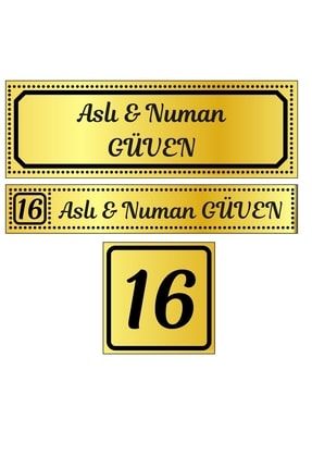 Mts Gümüş Ve Gold Kapı Isimliği Tasarımsa00001