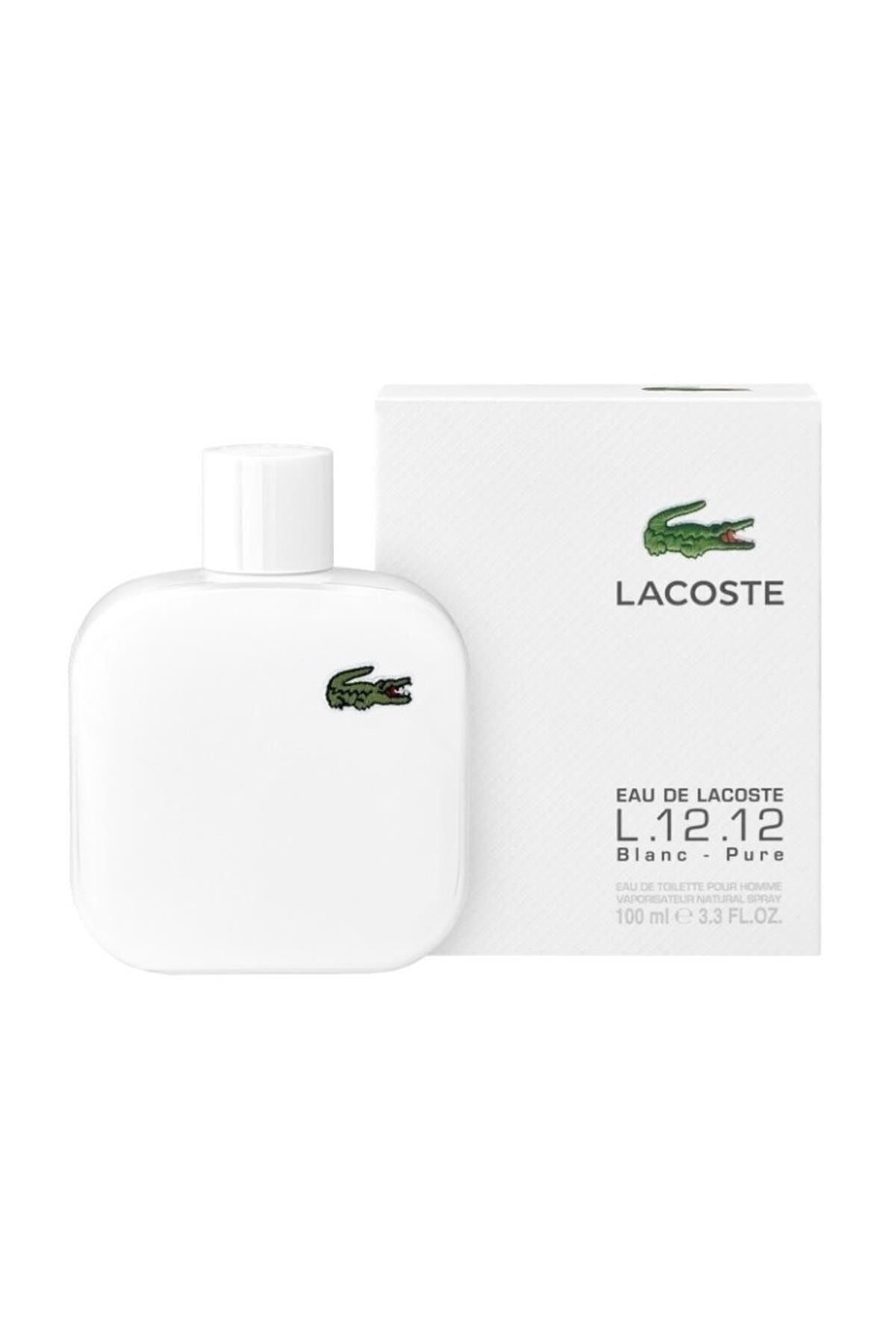 Lacoste Eau Blanc Eau De Toilette 100ml Deodorant Stick 75ml Shower Gel ...