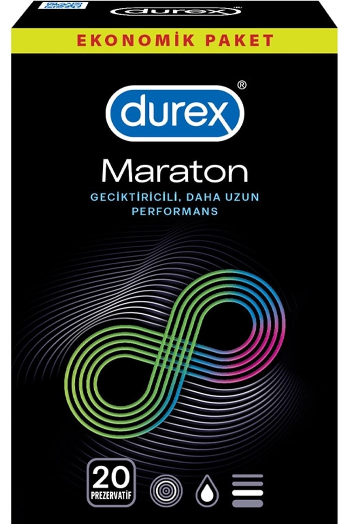 Maraton Geciktiricili Prezervatif 20'li (1 X 20 Adet)