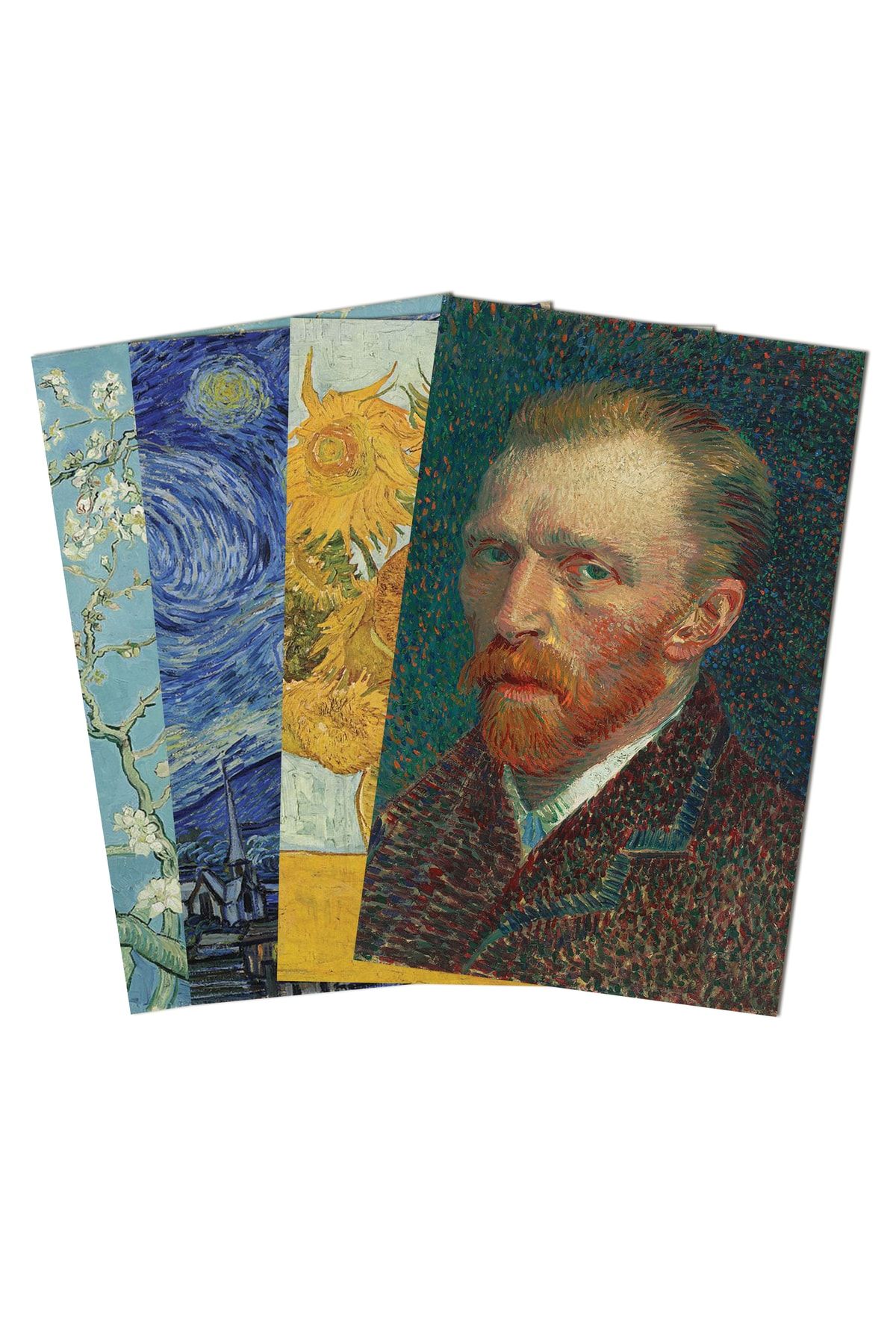 daystore Van Gogh Defter Seti 4'lü - A5 - 64 Sayfa - Çizgisiz