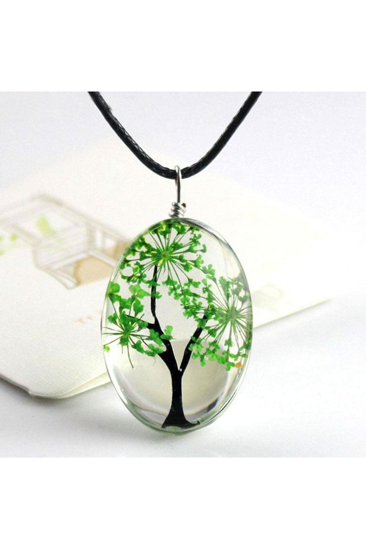 Dried flower shop necklace