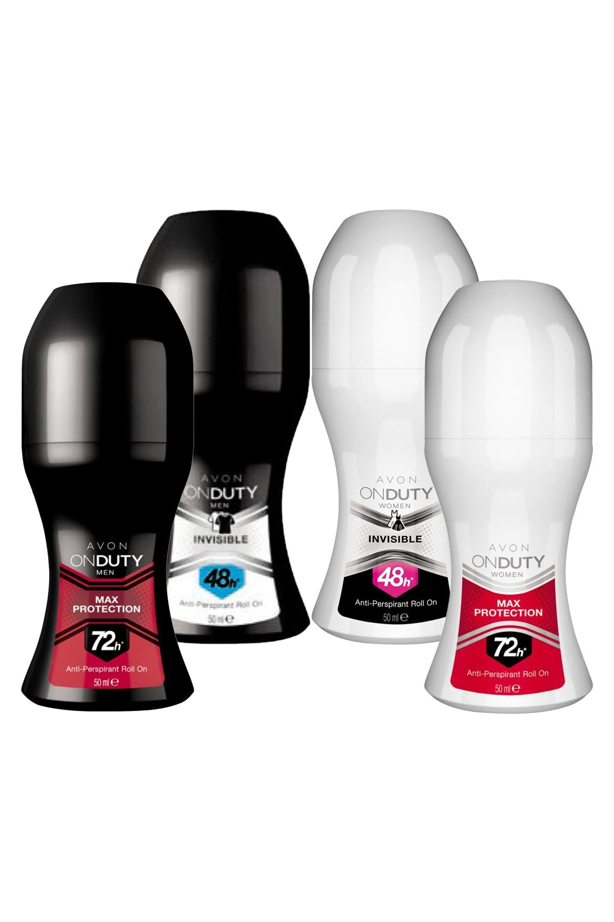 پکیج رولون مردانه زنانه Onduty Invisible And Max Protection Avon