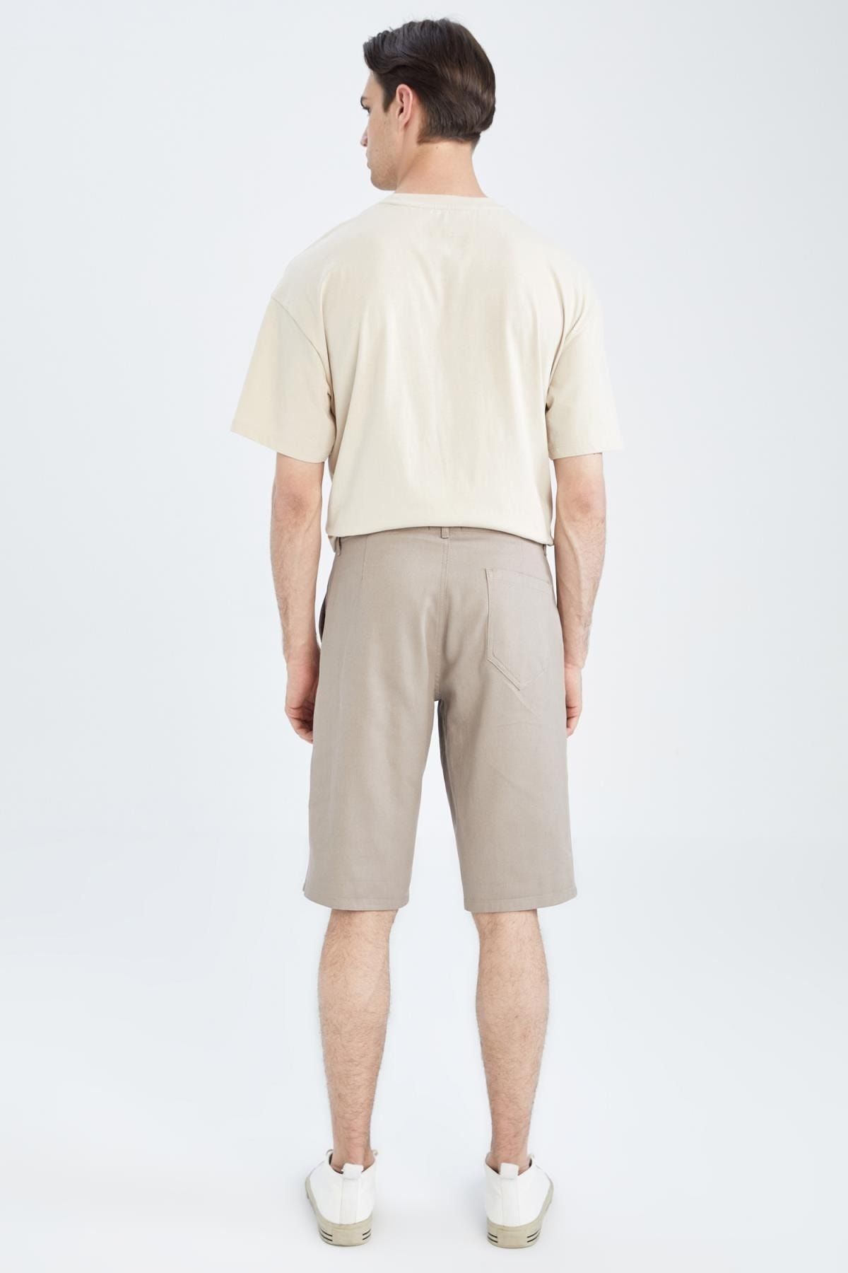 DeFacto-Regular-Fit-Bermudashorts mit Spitzenbund 6