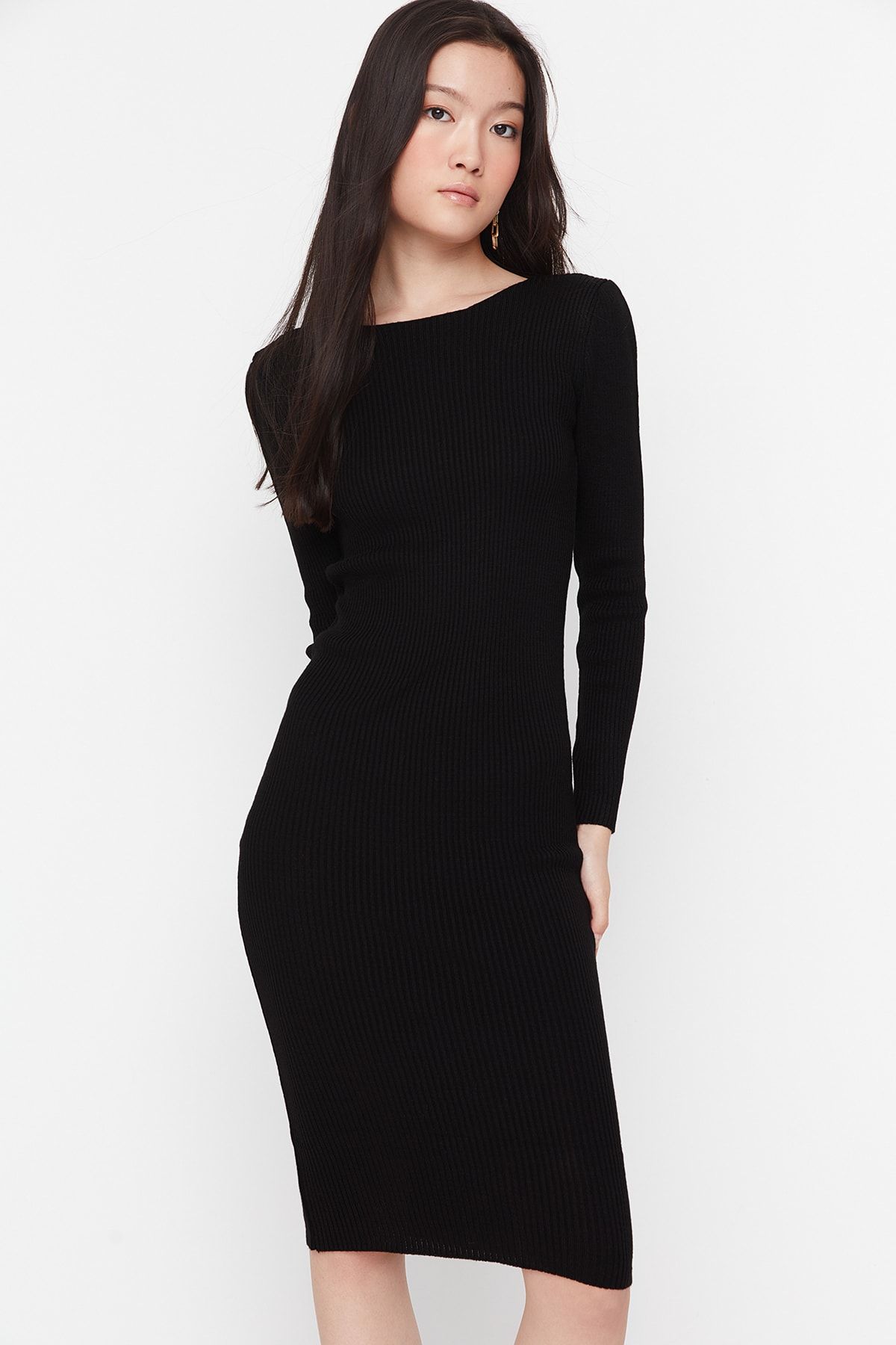 Trendyol Collection Kleid Schwarz Bodycon