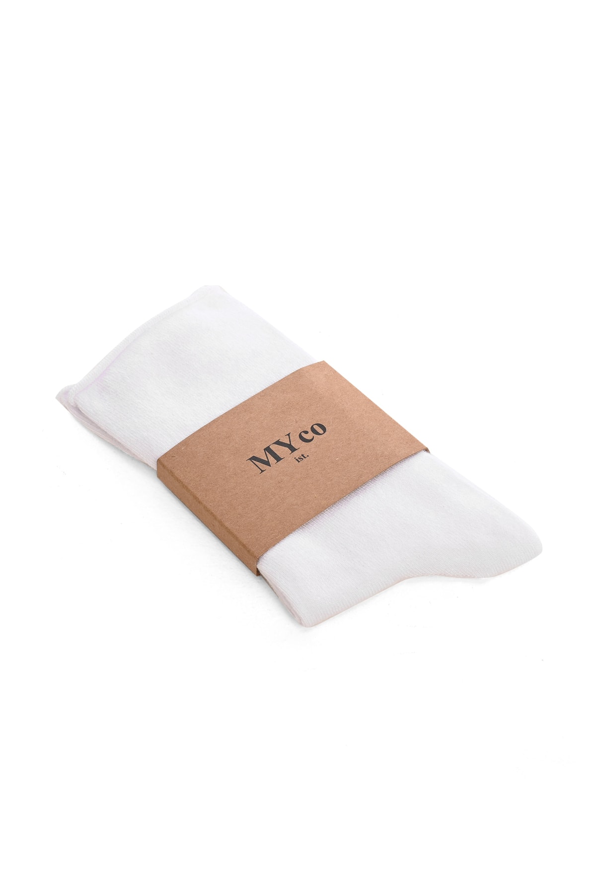 myco ist %100 Bambu Dikişsiz Beyaz Soket Çorap