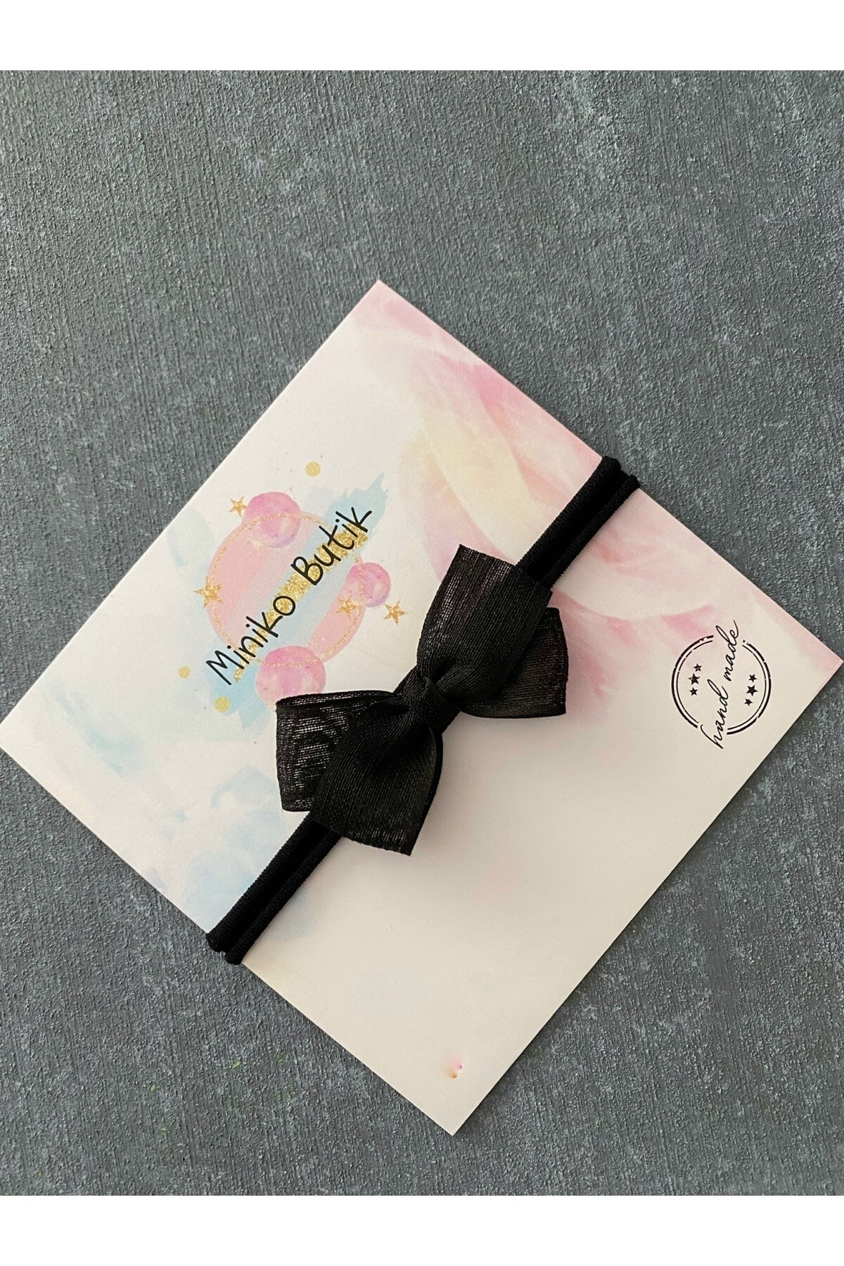Black Tulle Bowknot Headband