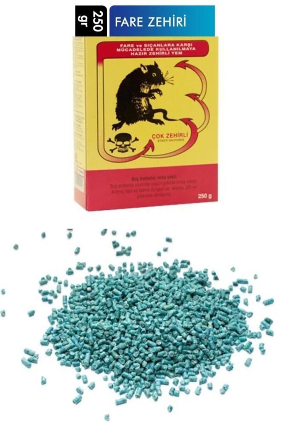 MODGER Fare Zehiri Fare Buğdayı Fare Yemi 250 Gr. Sıçan Zehiri