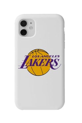 Iphone 11 Uyumlu -la Lakers Baskılı Silikon Lansman Kılıf TCASEİP1LALAKERS