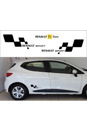 Renault Sport Sticker Yeni Nesil Bayraklı - F1 Team Logo OtoStckrNo677