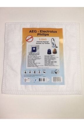 Aeg-electrolux Philips 5'li Elektrikli Süpürge Toz Torbası MS-04
