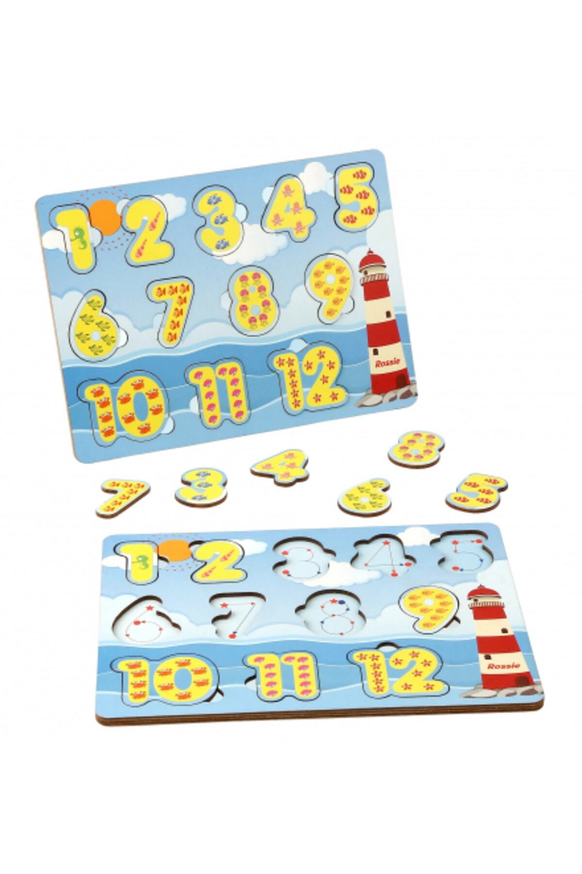 پازل اعداد چوبی