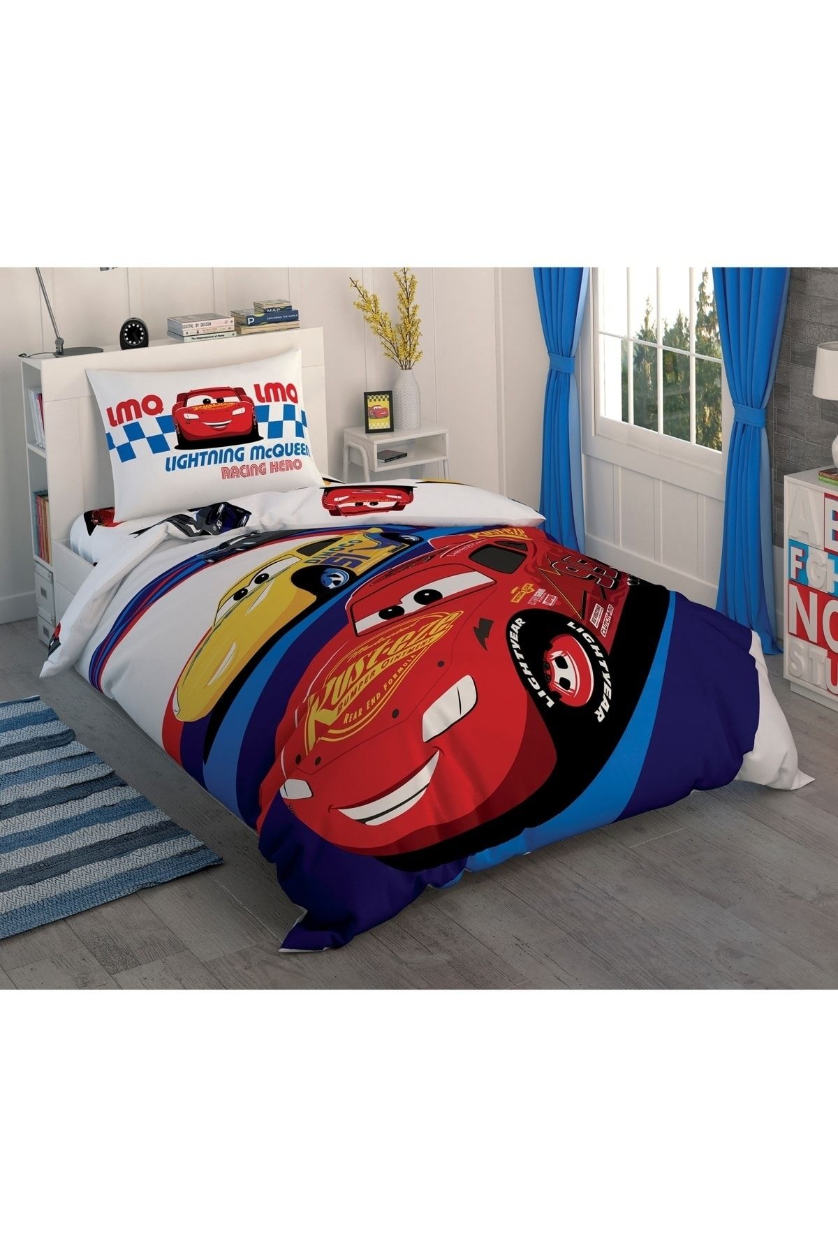 Disney cars single best sale duvet cover set
