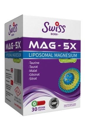 Mag 5x Liposomal Magnesium 30 Vegan Kapsül 2456