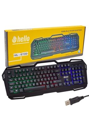 Hello Hl-4730 Kablolu Oyuncu Gamıng Klavye