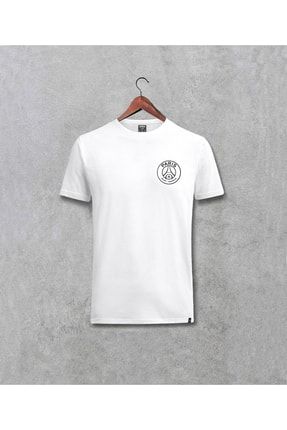Psg Paris Baskılı Futbol Takım Tasarım Beyaz Tişört 7389darr04567141