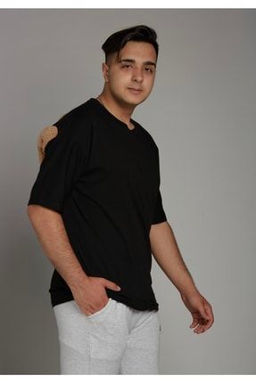 Siyah Peluş Ayıcık T-shirt BONDP102