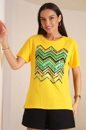 Pullu Kadın T-shirt 2820-2y2 P-0000000013233