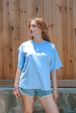 Oversize Mavi T-Shirt womenmavitsXS