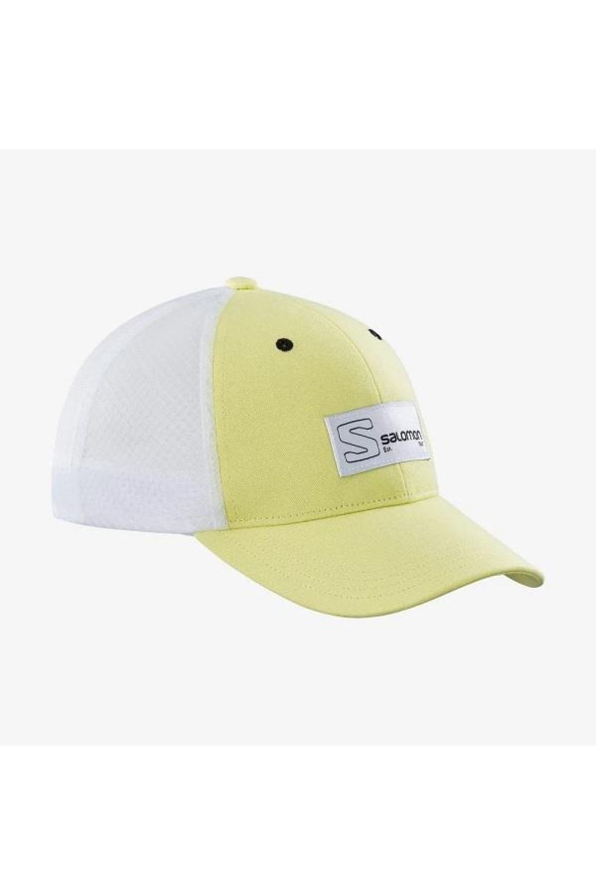 Salomon کلاه کپ Trucker Curved یونیسکس زرد سفید