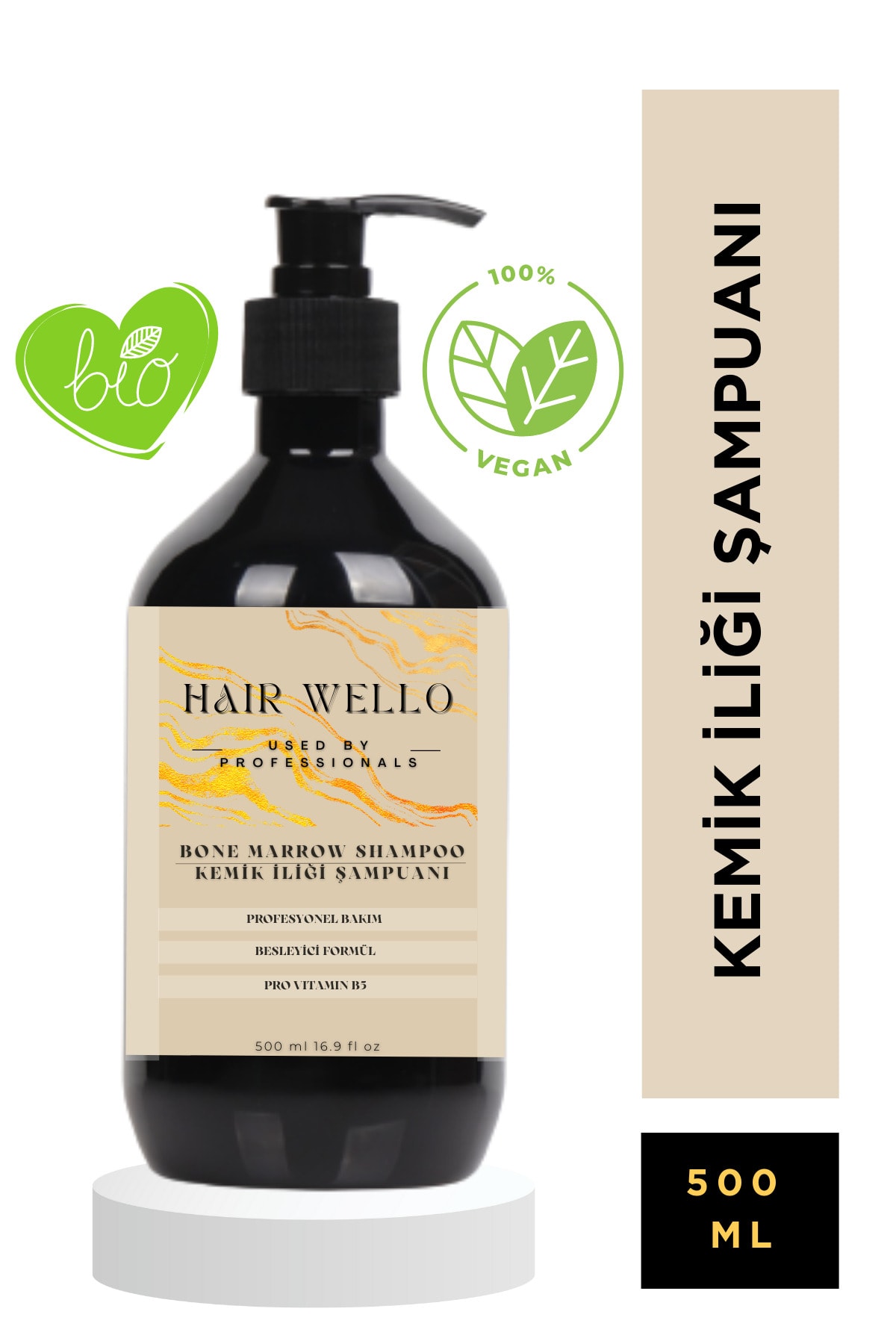 HairWello Kemik Iliği Şampuanı - Besleyici & Onarıcı 500ml